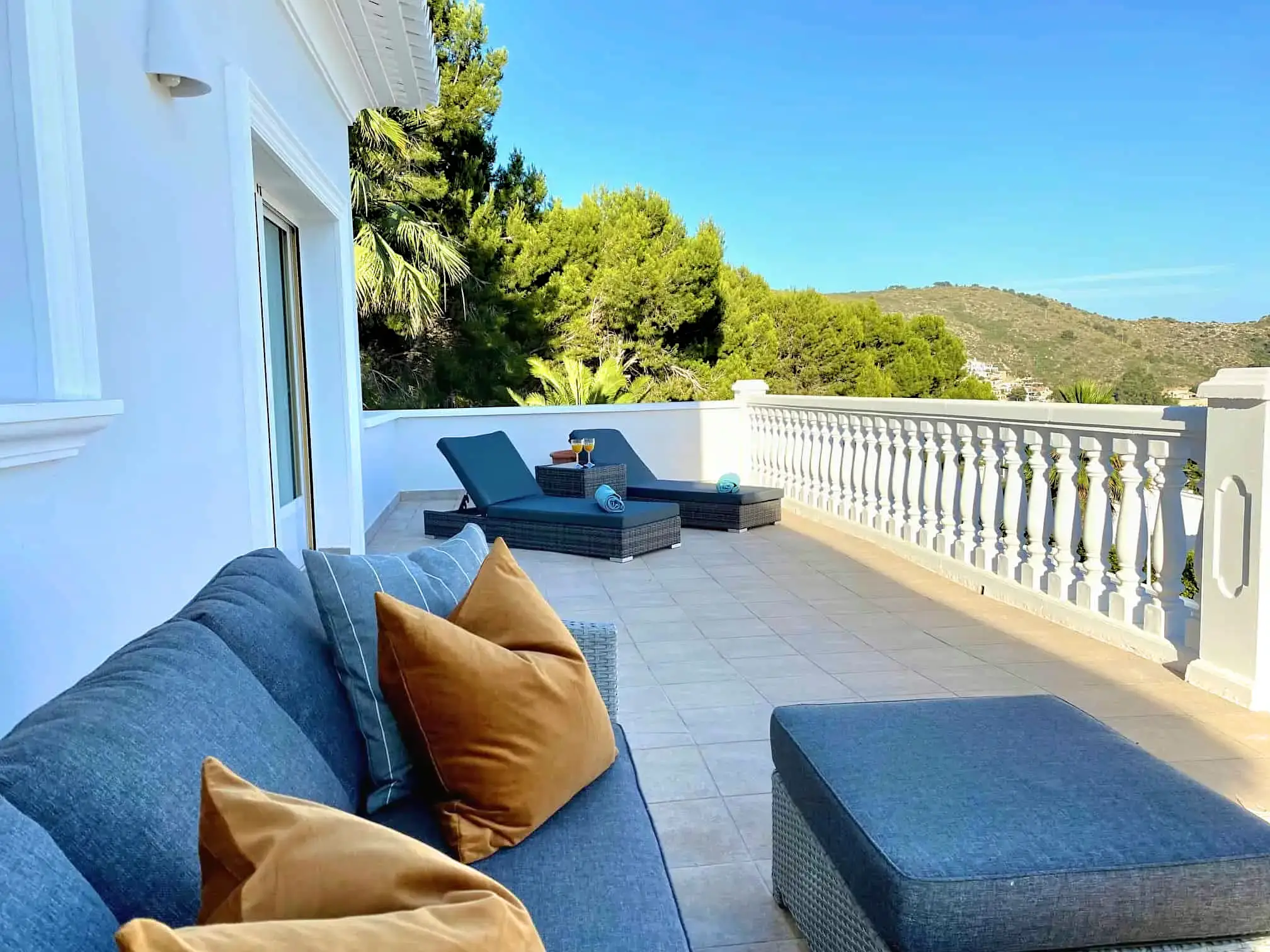 Terrass på ovanvåning, från Master Bedroom